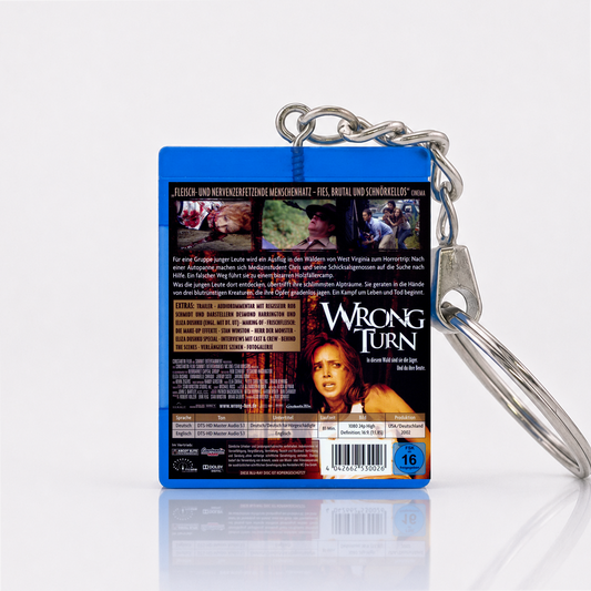 Wrong Turn - Movie Miniature Blu-Ray Case Keychain