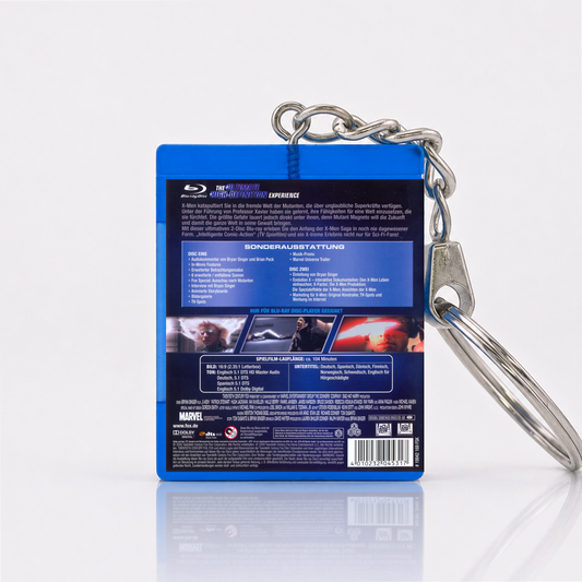 X-Men - Movie Miniature Blu-Ray Case Keychain