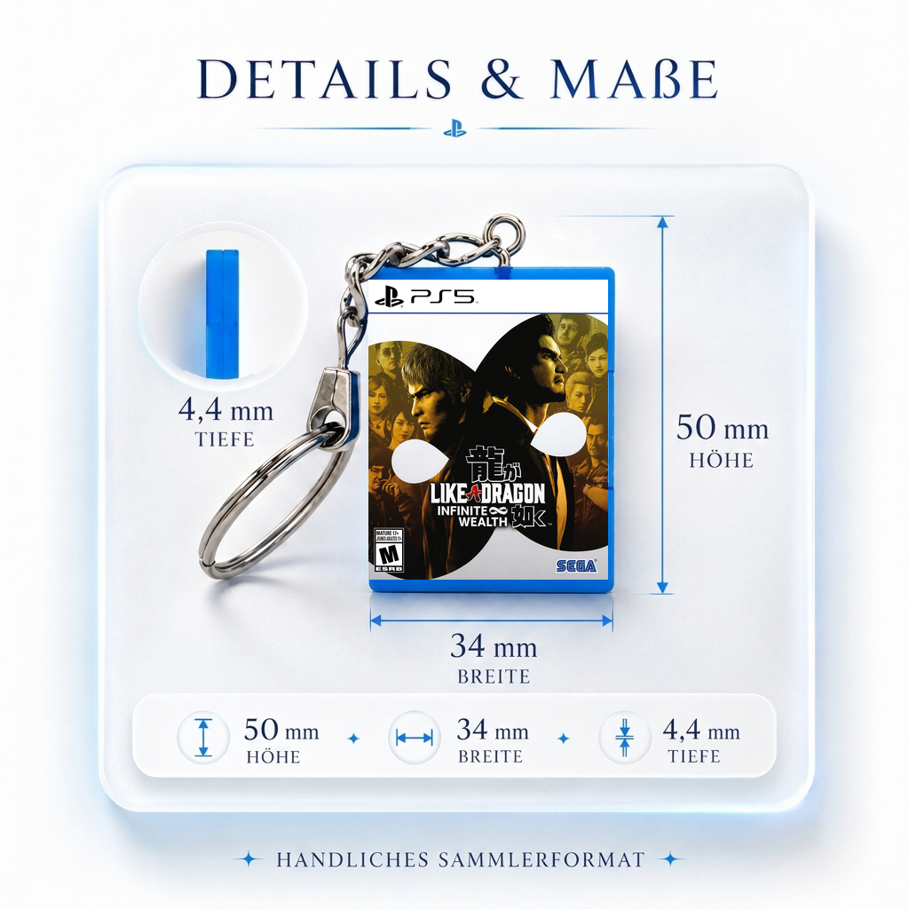 MASTER - PS5 Mini Case Keychain