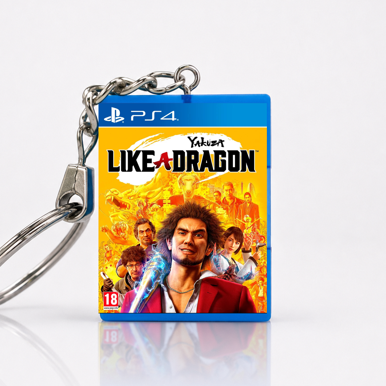 Yakuza: Like a Dragon - PS4 Miniatur Spielhülle Schlüsselanhänger