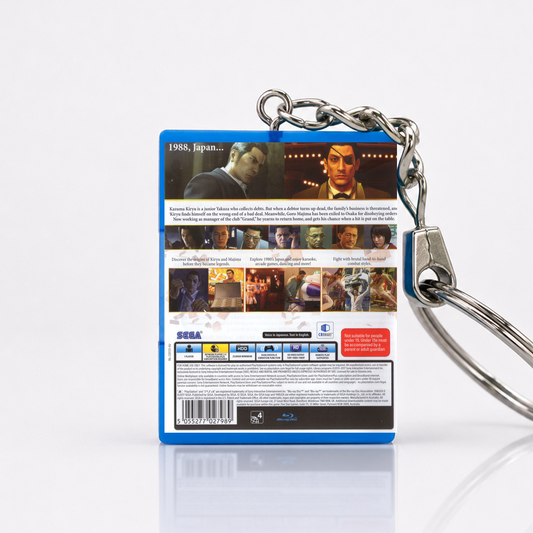 Yakuza 0 - PS4 Miniatur Spielhülle Schlüsselanhänger