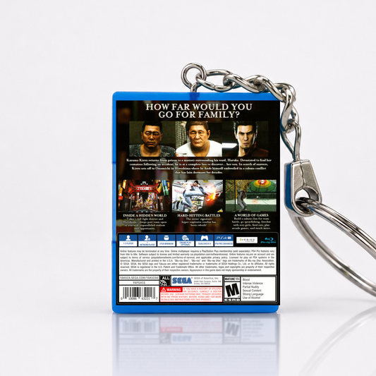 Yakuza 6: The Song of Life - PS4 Miniatur Spielhülle Schlüsselanhänger