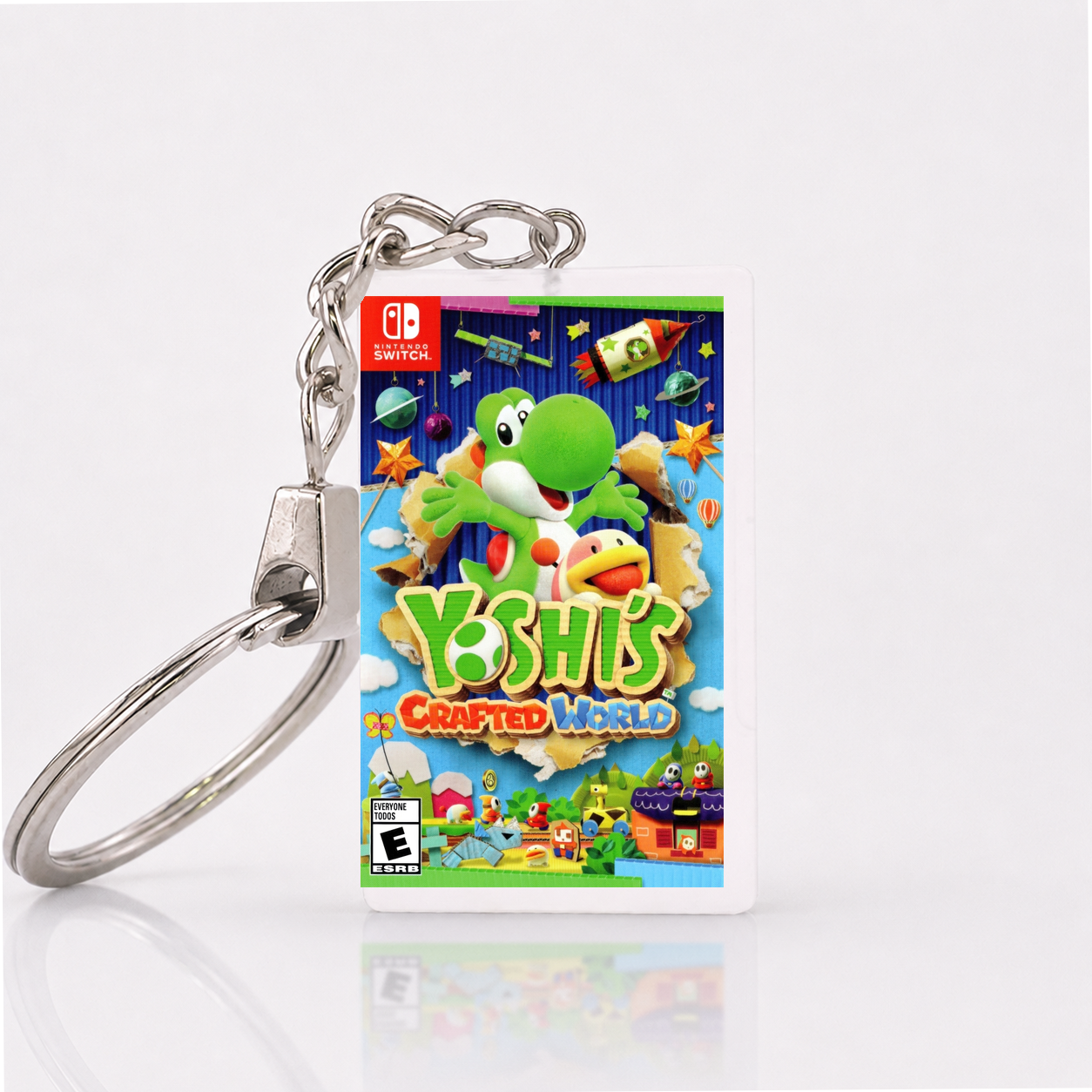 Yoshi's Crafted World - Switch Miniature Game Case Keychain