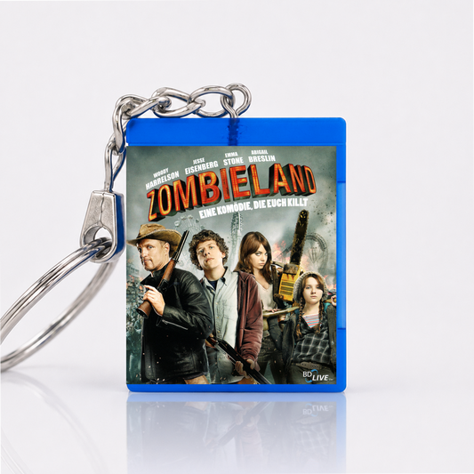 Zombieland - Movie Miniature Blu-Ray Case Keychain