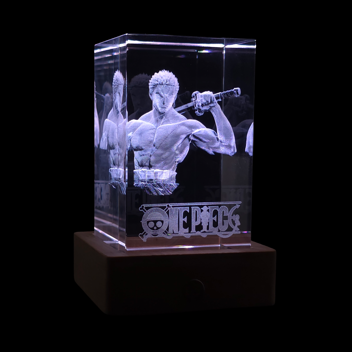 Roronoa Zoro Büste - One Piece - 3D Kristalllampe