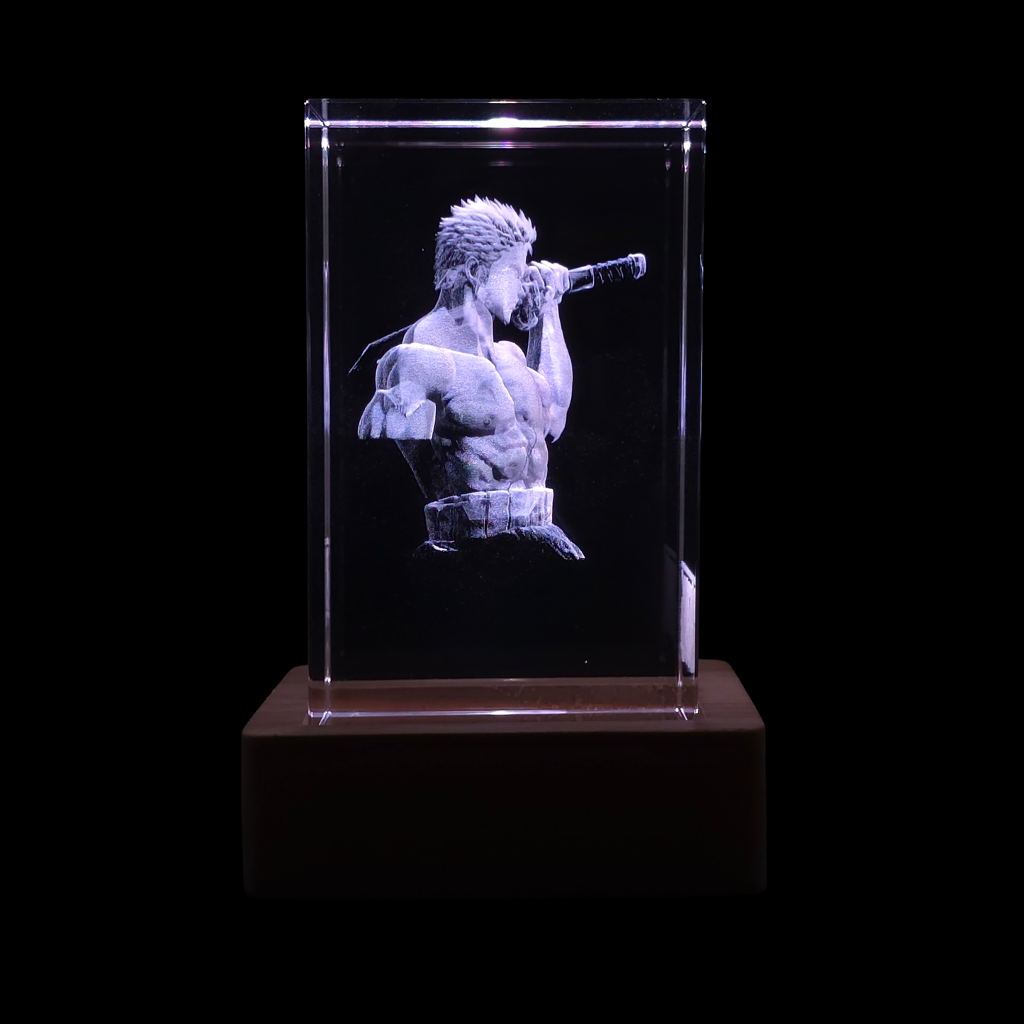 Roronoa Zoro Büste - One Piece - 3D Kristalllampe