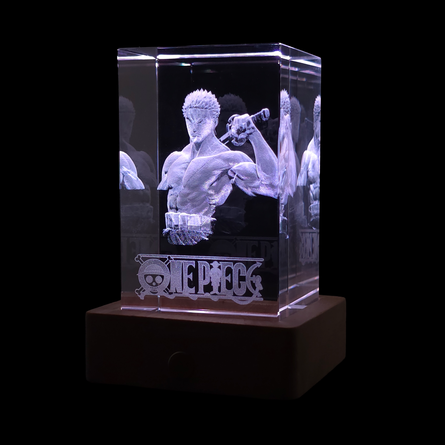 Roronoa Zoro Büste - One Piece - 3D Kristalllampe