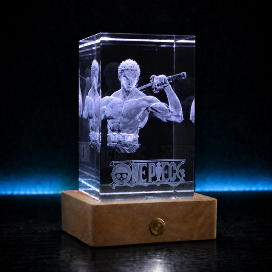Roronoa Zoro Büste - One Piece - 3D Kristalllampe