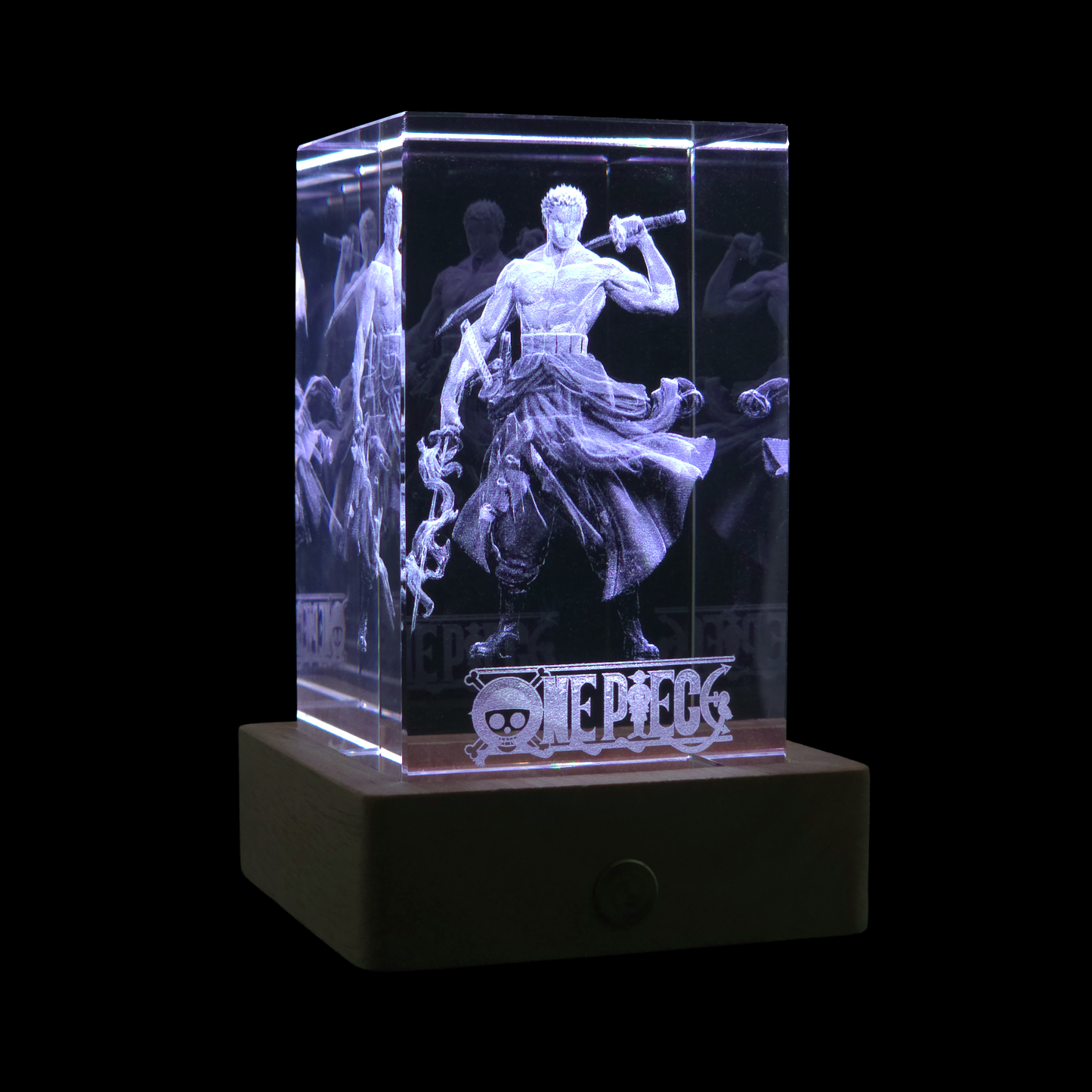 Roronoa Zoro: One Piece - 3D Crystal Lamp