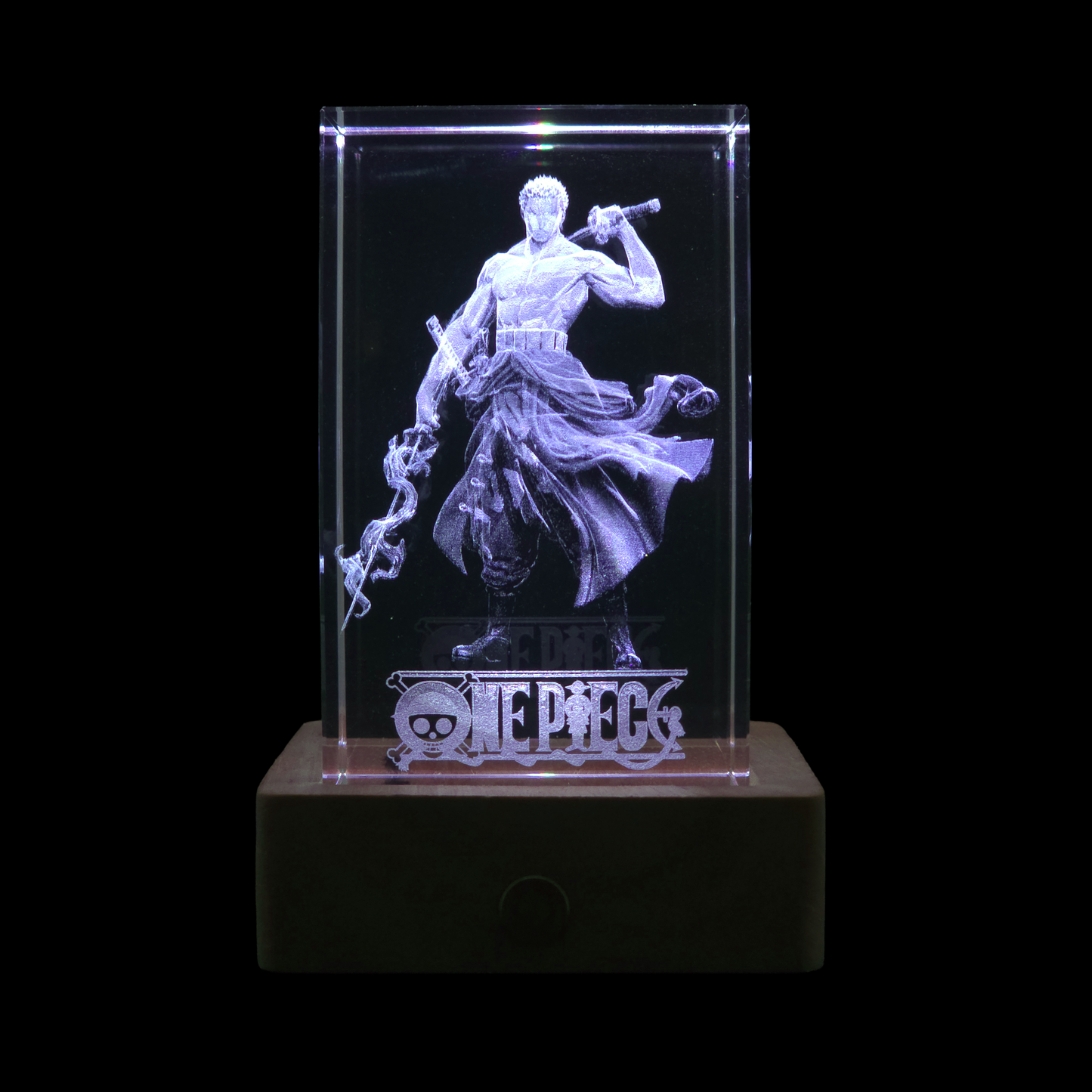 Roronoa Zoro: One Piece - 3D Crystal Lamp