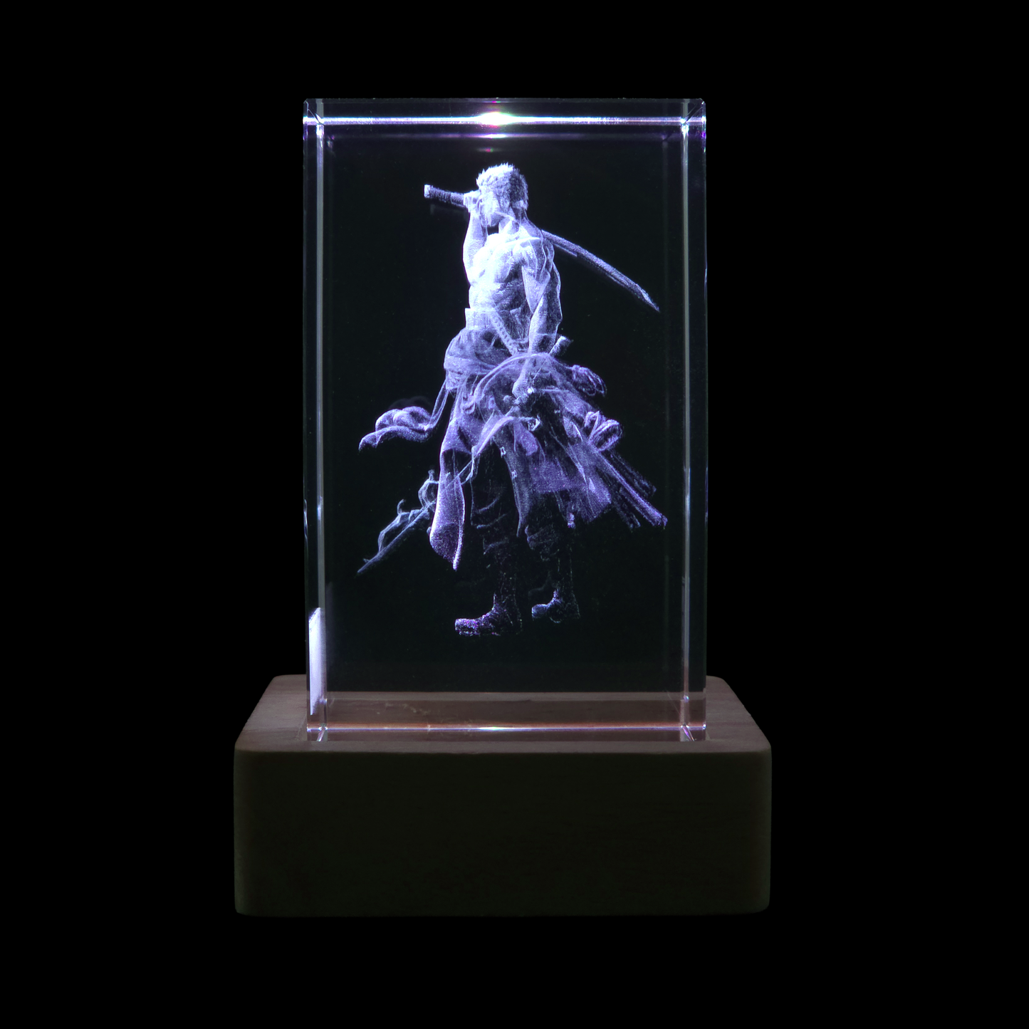 Roronoa Zoro: One Piece - 3D Crystal Lamp