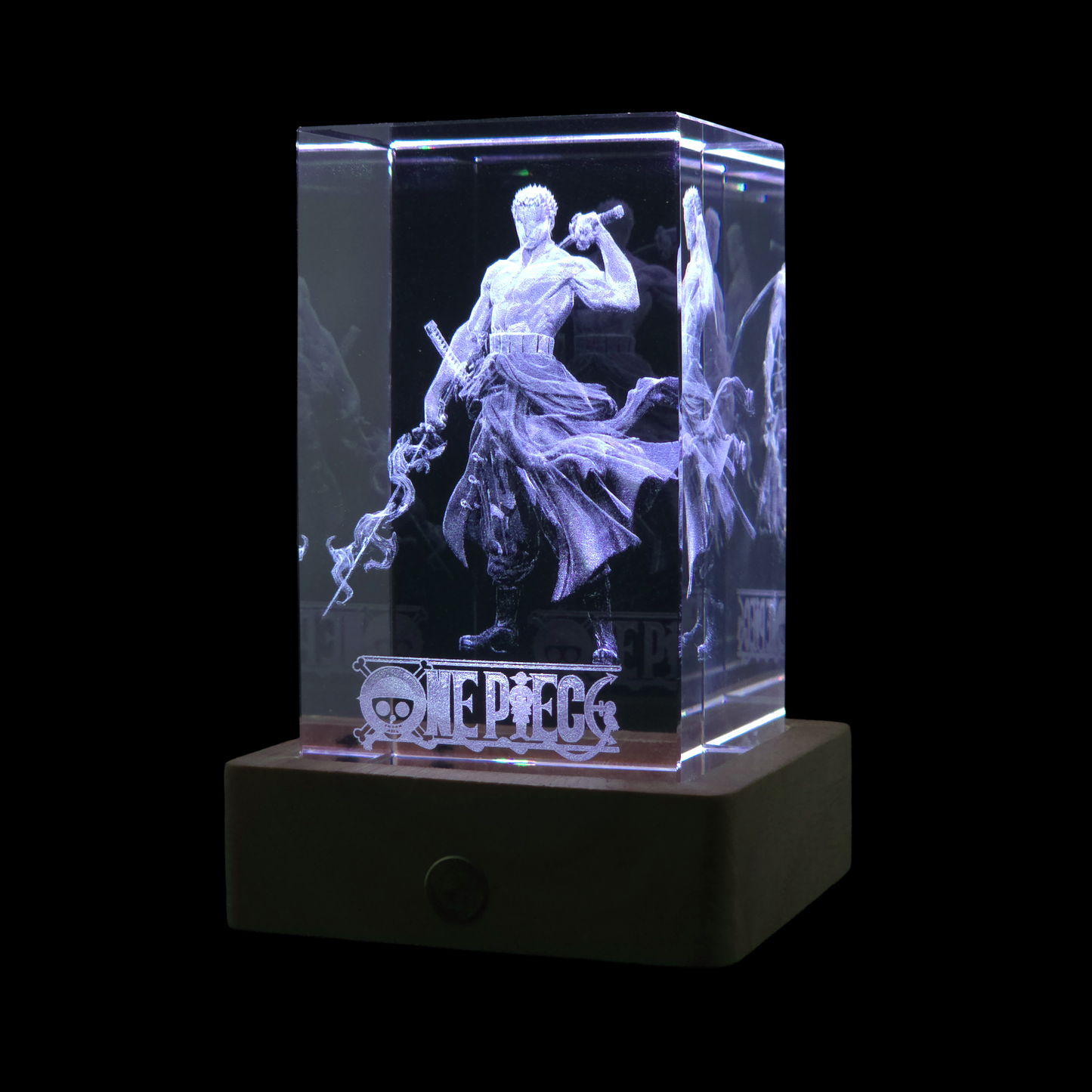 Roronoa Zoro: One Piece - 3D Crystal Lamp