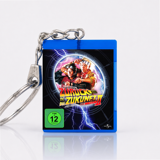 Back to the Future 2 - Movie Miniature Blu-Ray Case Keychain