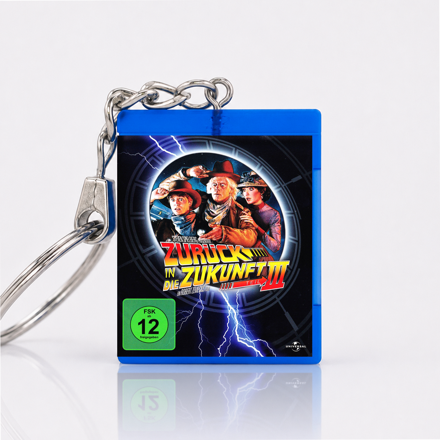Back to the Future 3 - Movie Miniature Blu-Ray Case Keychain