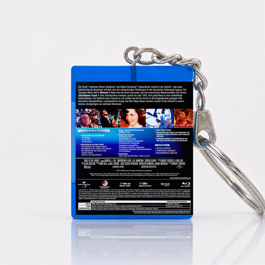 Back to the Future - Movie Miniature Blu-Ray Case Keychain