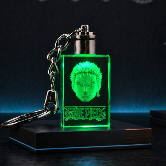 Roronoa Zoro - One Piece 3D Crystal Keychain